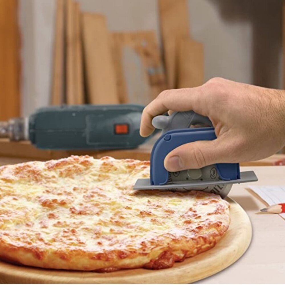 Circular Saw Pizza Cutter -- Genuine Fred Pizza Boss 3000 - Picture 2 of 11